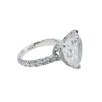 10.79 Carat Heart Shape Diamond Ring | Brilliant White | 18K Gold | Unparalleled Brilliance - Image 2