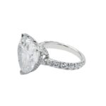 10.79 Carat Heart Shape Diamond Ring | Brilliant White | 18K Gold | Unparalleled Brilliance - Image 3