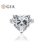 10.79 Carat Heart Shape Diamond Ring | Brilliant White | 18K Gold | Unparalleled Brilliance - Image 7