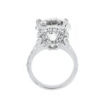 11.05 Carat Round Brilliant Diamond Ring | Brilliant White | 18K Gold - Image 4