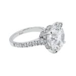 11.05 Carat Round Brilliant Diamond Ring | Brilliant White | 18K Gold