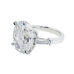 13.28 Carat Oval Diamond Ring | Brilliant White | 18K Gold | Unparalleled Brilliance - Image 2