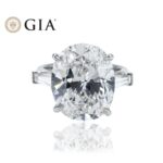 13.28 Carat Oval Diamond Ring | Brilliant White | 18K Gold | Unparalleled Brilliance - Image 7