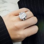 18 Carat Emerald Diamond Ring | 18K Gold | Unparalleled Brilliance - Image 4