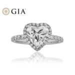 2.01 Carat Heart Shape Diamond Ring | Brilliant White | 18K Gold | Quiet Power | Heirloom - Image 6