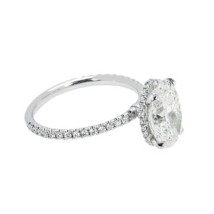 2.63 Carat Oval Diamond Ring | Brilliant White | 18K Gold | Quiet Power | Modern Classic