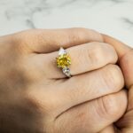 2.74 Carat Cushion Statement | Fancy Yellow | 18K Gold | Colour-Collector’s Treasure - Image 6
