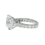 2.78 Carat Asscher Diamond Ring | Brilliant White | 18K Gold | A Classic Statement - Image 2
