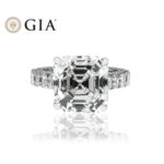 2.78 Carat Asscher Diamond Ring | Brilliant White | 18K Gold | A Classic Statement - Image 5