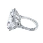 20.03 Carat Radiant Diamond Ring | Brilliant White | 18K Gold | Grand Palais Radiance - Image 3