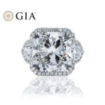 20.03 Carat Radiant Diamond Ring | Brilliant White | 18K Gold | Iconic Presence - Image 6