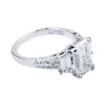 3.07 Carat Emerald Diamond Ring | 18K Gold | Everyday Royalty | Signature - Image 2