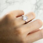 4.04 Carat Emerald Diamond Ring | 18K Gold | Everyday Royalty | Heirloom - Image 4