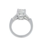 4 Carat Cushion Diamond Ring | Brilliant White | 18K Gold | A Classic Statement | Heirloom - Image 3