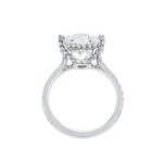 5.02 Carat Heart Shape Diamond Ring | Brilliant White | 18K Gold | Timeless Brilliance - Image 4