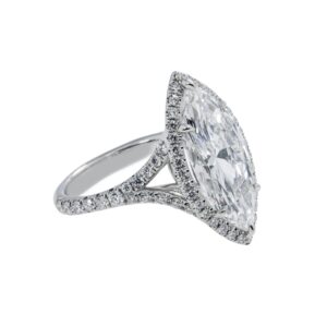 5.05 Carat Marquise Diamond Ring | Brilliant White | FL/IF | 18K Gold