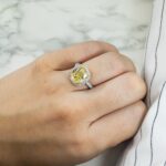5.1 Carat Cushion Statement | Fancy Yellow | 18K Gold | Rare Fancy-Color Splendour - Image 4