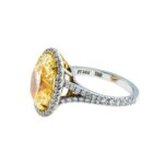 5.61 Carat Oval Statement | Fancy Yellow | 18K Gold | Colour-Collector’s Treasure - Image 2