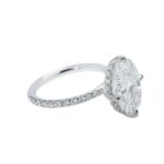 5 Carat Oval Diamond Ring | Brilliant White | 18K Gold | Refined Grandeur | Collector-Grade