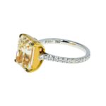 6.42 Carat Radiant Statement | Fancy Yellow | 18K Gold | A Crown-Worthy Fancy Rarity - Image 2