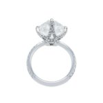 7.02 Carat Oval Diamond Ring | Brilliant White | 18K Gold | Signature Sophistication - Image 2