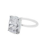 10.01 Carat Cushion Diamond Ring | Brilliant White | 18K Gold | Unparalleled Brilliance - Image 2