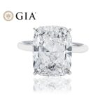 10.01 Carat Cushion Diamond Ring | Brilliant White | 18K Gold | Unparalleled Brilliance - Image 6