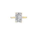 3.91 Carat Emerald Diamond Ring | 14K White Gold | Quiet Power - Image 3