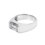 4.36 Carat Emerald-cut Statement | 14K White Gold | Everyday Royalty - Image 4