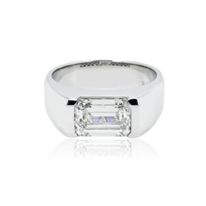 4.36 Carat Emerald-cut Statement | 14K White Gold | Everyday Royalty