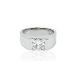 3.05 Carat Princess Statement | Brilliant White | 14K White Gold | A Classic Statement - Image 2