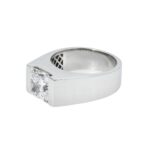 5.01 Carat Princess Statement | Brilliant White | 14K White Gold | Radiant Elegance - Image 3