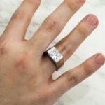 5.01 Carat Princess Statement | Brilliant White | 14K White Gold | Radiant Elegance - Image 5