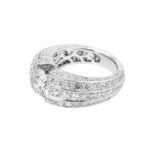 5.38 Carat Round Brilliant Statement | Brilliant White | 14K White Gold | Radiant Elegance - Image 4