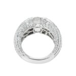 5.38 Carat Round Brilliant Statement | Brilliant White | 14K White Gold | Radiant Elegance - Image 5