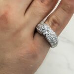 5.38 Carat Round Brilliant Statement | Brilliant White | 14K White Gold | Radiant Elegance - Image 7