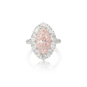 2.01 Carat Round Brilliant Statement | Champagne | 14K White Gold | Modern Nobility