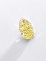 20 Carat Round Brilliant Statement | Fancy Yellow | 14K White Gold - Image 3