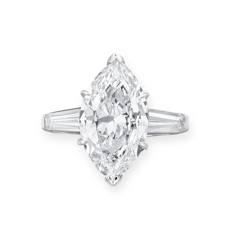 3.09 Carat Marquise Statement | Brilliant White | 18K Gold | Effortless Elegance