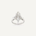 5.08 Carat Marquise Statement | Brilliant White | 14K White Gold | Signature Sophistication - Image 4