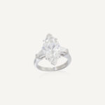 5.08 Carat Marquise Statement | Brilliant White | 14K White Gold | Signature Sophistication