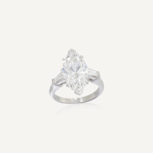 5.08 Carat Marquise Statement | Brilliant White | 14K White Gold | Signature Sophistication
