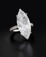 8.3 Carat Marquise Statement | Brilliant White / F color | VS | 14K White Gold
