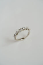 Marquise Band | Brilliant White | 14K White Gold | Graceful Brilliance | Collector-Grade - Image 6