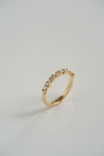 Marquise Band | Brilliant White | 14K White Gold | Graceful Brilliance | Collector-Grade