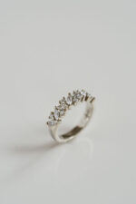 Marquise Band | Brilliant White | 14K White Gold | Graceful Brilliance | Collector-Grade - Image 7