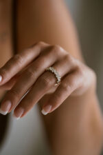 Marquise Band | Brilliant White | 14K White Gold | Pure Sophistication | Collector-Grade - Image 4