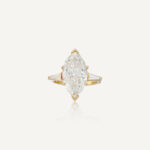 4.54 Carat Marquise Statement | Brilliant White | VS | 14K White Gold | Everyday Royalty - Image 2