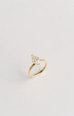 1.5 Carat Marquise Statement | Brilliant White | 14K White Gold | Elegant Sparkle | Heirloom - Image 3