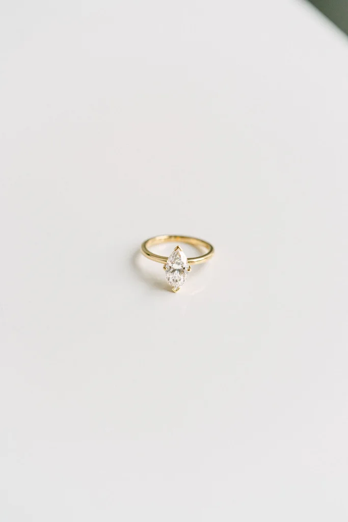 1.5 Carat Marquise Statement | Brilliant White | 14K White Gold | Elegant Sparkle | Heirloom